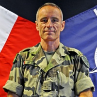 Le général Stoltz au Shape