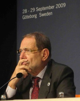 Javier Solana au conseil informel des ministres de la Défense de Goteborg (© NGV /B2)
