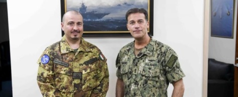 Un Italien prend le commandement en mer de l’opération anti-piraterie de l’UE