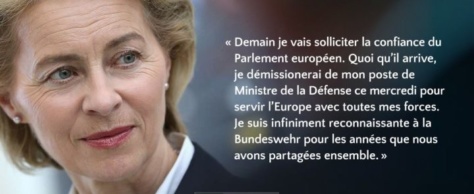 Ursula von der Leyen met sa démission de MinDéf dans la balance pour emporter les voix de sa majorité