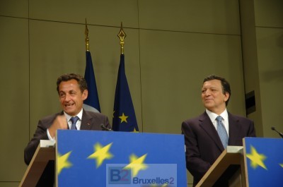 Sarkozy à la Commission européenne © NGV / B2
