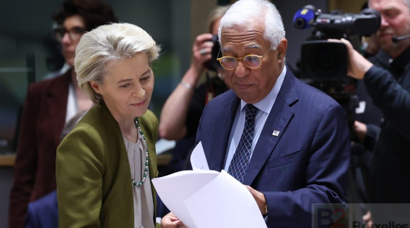 Ursula von der Leyen et Antonio Costa, le 20 mars.