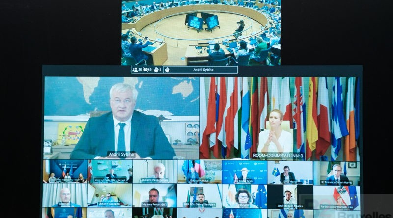 Réunion en visioconférence du Conseil Affaires étrangères, le 11 août 2025. (Consilium)