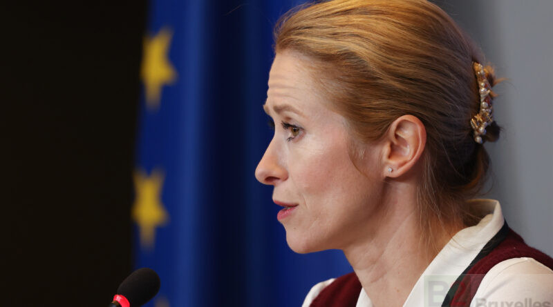 Kaja Kallas à Luxembourg, le 20 octobre 2025. (Consilium)
