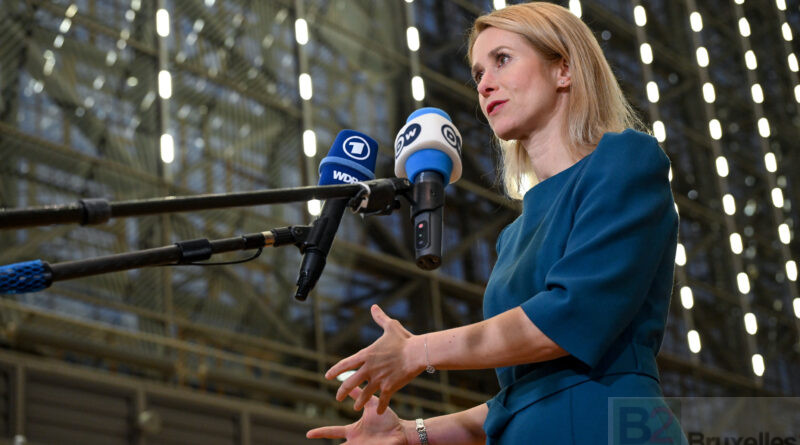 Kaja Kallas au Conseil européen, le 15 octobre. (Consilium)
